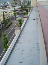 2005年の屋上防水工事 施工前